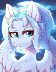 Size: 2340x3000 | Tagged: safe, artist:fensu-san, oc, oc only, pegasus, pony, commissioner:samdsamsa, high res, solo