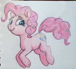 Size: 871x800 | Tagged: safe, artist:ponsce, pinkie pie, earth pony, pony, g4, solo, traditional art