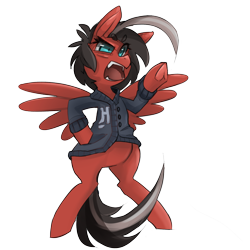 Size: 2000x2000 | Tagged: safe, artist:starlightspark, oc, oc only, oc:havoc, pegasus, pony, crisis equestria, high res, simple background, solo, transparent background
