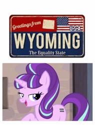 Size: 3106x4096 | Tagged: safe, starlight glimmer, g4, the cutie map, equality, happy, s5 starlight, wyoming