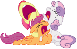 Size: 11000x7000 | Tagged: safe, artist:tardifice, apple bloom, scootaloo, sweetie belle, earth pony, pegasus, pony, unicorn, g4, the last crusade, absurd resolution, adorabloom, crying, cuddly, cute, cutealoo, cuteness overload, cutest pony alive, cutest pony ever, cutie mark crusaders, daaaaaaaaaaaw, diasweetes, faic, female, filly, huggable, hugs needed, nose in the air, open mouth, scootasad, simple background, transparent background, uvula, vector, volumetric mouth, weapons-grade cute