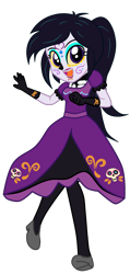 Size: 1088x2281 | Tagged: safe, artist:gmaplay, equestria girls, g4, catalina la catrina, cute, simple background, solo, transparent background