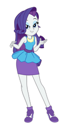 Size: 1791x3323 | Tagged: safe, artist:gmaplay, rarity, equestria girls, g4, my little pony equestria girls: better together, street chic, clothes, eyeshadow, legs, lidded eyes, looking at you, makeup, pencil skirt, rarity peplum dress, simple background, skirt, smiling, smiling at you, solo, transparent background, vector