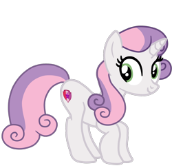 Size: 1506x1470 | Tagged: safe, artist:gmaplay, sweetie belle, pony, unicorn, g4, growing up is hard to do, cutie mark, female, mare, older, older sweetie belle, simple background, solo, the cmc's cutie marks, transparent background