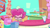 Size: 1280x720 | Tagged: safe, screencap, pinkie pie, earth pony, pony, g4.5, my little pony: pony life, blender (object), cake, cookie, eyes closed, food, kitchen, pie, sugarcube corner, theme song