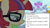 Size: 1280x720 | Tagged: safe, edit, edited screencap, editor:korora, screencap, moondancer, pony, amending fences, g4, canterlot, glasses, lyrics, party decorations, sad, solo, song reference, text, the seeds of the past
