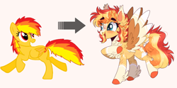 Size: 2468x1224 | Tagged: safe, artist:wanderingpegasus, oc, oc only, oc:flamespark, pegasus, pony, solo