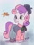 Size: 868x1153 | Tagged: safe, artist:drafthoof, sweetie belle, pony, unicorn, g4, autumn, beatnik, clothes, cute, diasweetes, female, filly, leaf, open mouth, simple background, skirt, solo