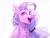 Size: 2048x1536 | Tagged: safe, artist:yaboi97240223, silverstream, hippogriff, g4, bust, chest fluff, cute, diastreamies, female, no pupils, open mouth, simple background, smiling, solo, white background
