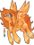 Size: 721x956 | Tagged: safe, artist:velnyx, oc, oc only, oc:marmalade, pegasus, pony, female, mare, simple background, solo, transparent background, wing ears