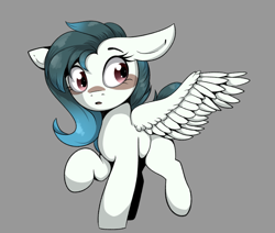 Size: 828x702 | Tagged: safe, artist:luxsimx, artist:shouldbedrawing, oc, oc only, oc:ethereal pelagia, pegasus, pony, female, filly, wings