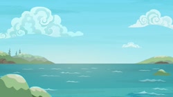 Size: 1920x1080 | Tagged: safe, g4, ppov, season 6, background, no pony, ocean, top draw animation, water