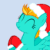 Size: 1000x1000 | Tagged: safe, artist:marieartbook, lightning dust, pegasus, pony, g4, animated, christmas, clapping, clothes, commission, cute, dustabetes, eyes closed, female, gif, gray background, hat, holiday, mare, raised hoof, santa hat, simple background, socks, solo, ych result