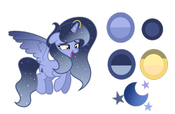 Size: 1667x1090 | Tagged: safe, artist:stellamoonshineyt, oc, oc only, oc:stella moonshine, alicorn, pony, female, mare, offspring, parent:princess luna, parent:stygian, parents:styuna, simple background, solo, transparent background