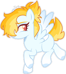 Size: 2010x2257 | Tagged: safe, artist:kurosawakuro, oc, oc only, pegasus, pony, base used, female, high res, magical lesbian spawn, mare, offspring, parent:sun chaser, parent:surprise, simple background, solo, transparent background