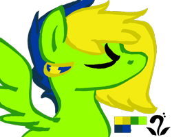 Size: 720x576 | Tagged: safe, artist:amgiwolf, oc, oc only, oc:viexy ams, pegasus, pony, bust, eyes closed, pegasus oc, simple background, solo, transparent background, wings