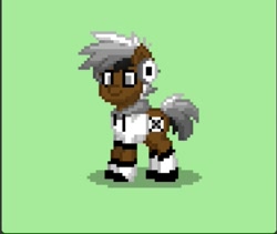 Size: 723x609 | Tagged: safe, oc, oc only, oc:v18e, earth pony, pony, pony town, clothes, earth pony oc, headphones, male, solo