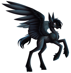 Size: 3205x3286 | Tagged: safe, artist:sadatrix, oc, oc only, oc:hades, pegasus, pony, high res, male, simple background, solo, stallion, transparent background
