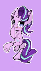 Size: 1080x1880 | Tagged: safe, artist:pnpn_721, starlight glimmer, pony, unicorn, g4, looking back, smiling, smirk, solo