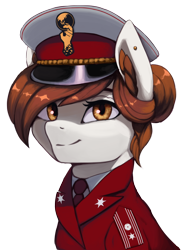 Size: 2128x2823 | Tagged: source needed, safe, artist:mrscroup, oc, oc only, oc:espion, earth pony, pony, clothes, high res, simple background, solo, transparent background, uniform