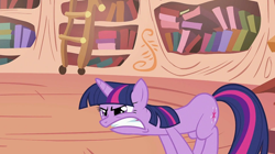 Size: 1920x1077 | Tagged: safe, screencap, twilight sparkle, pony, unicorn, g4, the return of harmony, angry, golden oaks library, gritted teeth, solo, unicorn twilight