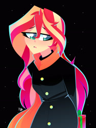 Size: 2448x3264 | Tagged: safe, artist:xan-gelx, sunset shimmer, equestria girls, g4, arm behind back, female, high res, present, solo