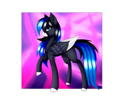Size: 1800x1450 | Tagged: safe, artist:minelvi, oc, oc only, pegasus, pony, colored hooves, pegasus oc, raised hoof, simple background, solo, transparent background, wings