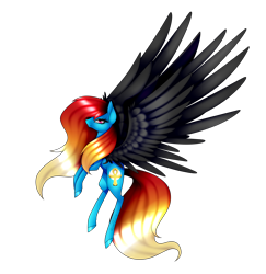 Size: 1800x1850 | Tagged: safe, artist:minelvi, oc, oc only, pegasus, pony, flying, pegasus oc, rearing, simple background, solo, transparent background, wings