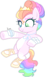 Size: 1494x2551 | Tagged: safe, artist:kurosawakuro, oc, oc only, earth pony, pony, ballet slippers, bandage, base used, female, heterochromia, jewelry, mare, simple background, solo, tiara, transparent background