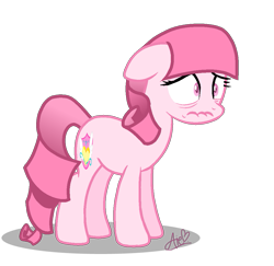 Size: 1049x1018 | Tagged: safe, artist:muhammad yunus, oc, oc only, oc:annisa trihapsari, earth pony, pony, 2019, alternate hairstyle, alternate universe, base used, before, fear, female, floppy ears, mare, sad pony, simple background, solo, transparent background, wide eyes