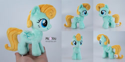 Size: 1600x795 | Tagged: safe, artist:meplushyou, oc, oc:scarlett breeze, pegasus, pony, female, filly, irl, photo, plushie