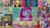 Size: 1982x1115 | Tagged: safe, edit, edited screencap, editor:quoterific, screencap, applejack, fluttershy, gummy, madame leflour, mr. turnip, pinkie pie, rainbow dash, rarity, rocky, sir lintsalot, twilight sparkle, alligator, earth pony, pegasus, pony, unicorn, g4, my little pony: friendship is magic, party of one, balloon, cake, clown nose, collage, female, flour, food, groucho mask, hat, male, mane six, mare, party hat, pinkamena diane pie, red nose, rock, turnip, unicorn twilight