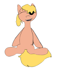 Size: 781x965 | Tagged: safe, artist:mariofan48, oc, oc only, oc:karman, pony, 2021 community collab, derpibooru community collaboration, simple background, sitting, solo, transparent background