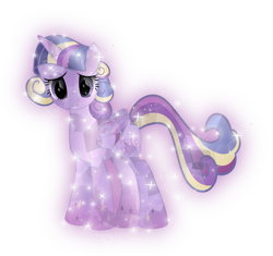 Size: 7450x7000 | Tagged: safe, artist:php178, derpibooru exclusive, twilight sparkle, alicorn, crystal alicorn, crystal pony, pony, g4, colored wings, crystallized pony, female, glowing, gradient hooves, gradient mane, mare, multicolored wings, rainbow power, rainbow wings, simple background, solo, sparkly wings, transparent background, twilight sparkle (alicorn), wings