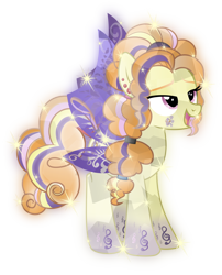 Size: 6000x7430 | Tagged: safe, artist:php178, derpibooru exclusive, adagio dazzle, crystal pony, earth pony, pony, siren, g4, alternative cutie mark placement, crystallized pony, disguise, disguised siren, ear piercing, earring, equestria girls ponified, facial cutie mark, female, gem, glowing, gradient hooves, gradient mane, jewelry, mare, piercing, ponified, rainbow power, rainbow power-ified, simple background, siren gem, solo, transparent background, wings