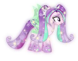 Size: 6006x4684 | Tagged: safe, artist:php178, derpibooru exclusive, aria blaze, crystal pony, earth pony, pony, siren, g4, alternative cutie mark placement, crystallized pony, disguise, disguised siren, ear piercing, earring, equestria girls ponified, facial cutie mark, female, gem, glowing, gradient hooves, gradient mane, jewelry, mare, piercing, ponified, rainbow power, rainbow power-ified, simple background, siren gem, solo, transparent background, wings