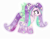 Size: 6006x4684 | Tagged: safe, artist:php178, derpibooru exclusive, aria blaze, crystal pony, earth pony, pony, siren, g4, alternative cutie mark placement, crystallized pony, disguise, disguised siren, ear piercing, earring, equestria girls ponified, facial cutie mark, female, gem, glowing, gradient hooves, gradient mane, jewelry, mare, piercing, ponified, rainbow power, rainbow power-ified, simple background, siren gem, siren wings, solo, transparent background, wings