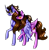 Size: 946x972 | Tagged: safe, artist:minelvi, oc, oc only, alicorn, pony, alicorn oc, blushing, colored hooves, horn, hug, oc x oc, raised hoof, shipping, simple background, transparent background, winghug, wings