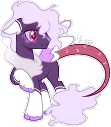 Size: 1466x1673 | Tagged: safe, artist:kurosawakuro, oc, oc only, hybrid, base used, interspecies offspring, male, offspring, parent:discord, parent:twilight sparkle, parents:discolight, simple background, solo, transparent background