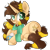 Size: 2048x2048 | Tagged: safe, artist:cinnamontee, oc, oc only, oc:golden sage, pony, unicorn, clothes, female, high res, lying down, mare, prone, scarf, simple background, solo, transparent background