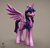 Size: 1515x1440 | Tagged: safe, artist:teonanakatle, twilight sparkle, alicorn, pony, g4, 3d, solo, twilight sparkle (alicorn)