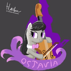 Size: 1600x1600 | Tagged: safe, artist:haekal20, octavia melody, earth pony, pony, g4, cello, music, musical instrument, solo