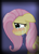 Size: 1600x2201 | Tagged: safe, artist:lennondash, fluttershy, pegasus, pony, g4, blushing, bust, crying, female, floppy ears, folded wings, gradient background, lip bite, mare, portrait, profile, sad, solo, stray strand, teary eyes, wings
