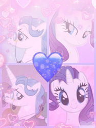 Size: 300x400 | Tagged: safe, artist:eeveerose340, fancypants, rarity, g4, collage, female, male, ship:raripants, shipping, straight