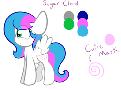 Size: 2808x2080 | Tagged: safe, artist:sugarcloud12, oc, oc only, oc:sugar cloud, pegasus, pony, female, high res, mare, reference sheet, solo