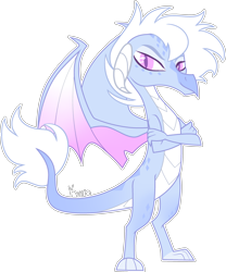 Size: 2354x2829 | Tagged: safe, artist:kurosawakuro, oc, oc only, dragon, base used, high res, parent:double diamond, parent:princess ember, simple background, solo, transparent background