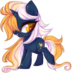 Size: 650x665 | Tagged: safe, artist:misspinka, oc, oc only, oc:star rise, pony, unicorn, chibi, female, mare, simple background, solo, transparent background