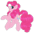 Size: 1280x1252 | Tagged: safe, artist:inspiredpixels, pinkie pie, earth pony, pony, g4, simple background, solo, transparent background