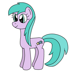 Size: 768x768 | Tagged: safe, artist:aurathefilly, aura (g4), earth pony, pony, g4, aurabetes, cute, female, filly, simple background, solo, white background