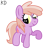 Size: 768x768 | Tagged: safe, artist:kevydraws, rosy posy, earth pony, pony, g4, cute, cutie mark, female, filly, flower, raised hoof, simple background, smiling, solo, transparent background, vector